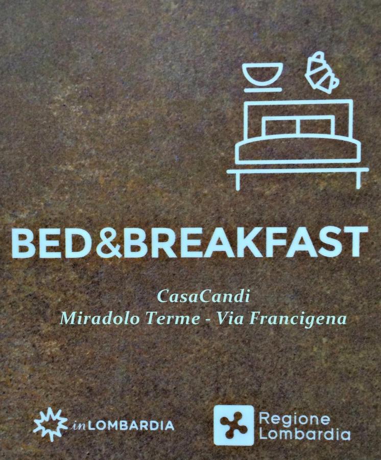 B&B Casacandi Miradolo Terme Esterno foto